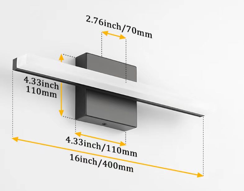 RGB Touch Control LED Wall Light