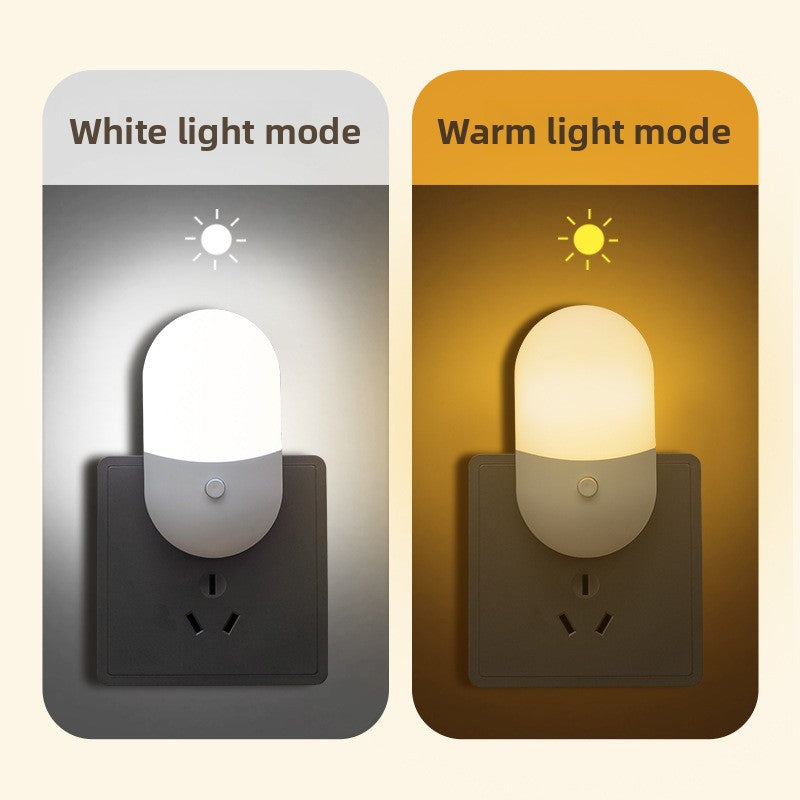 Mini Plug-In LED Night Light for Bedroom