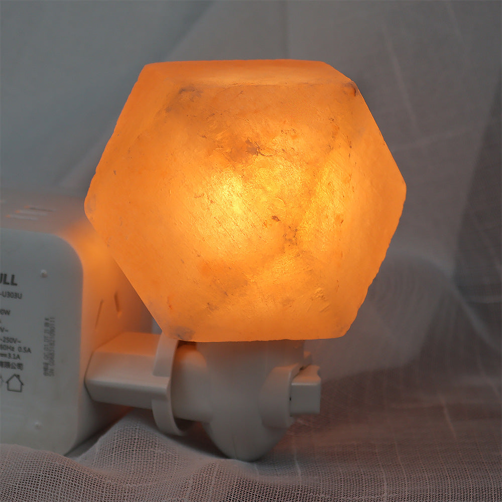 Himalayan Rose Salt Crystal Night Light