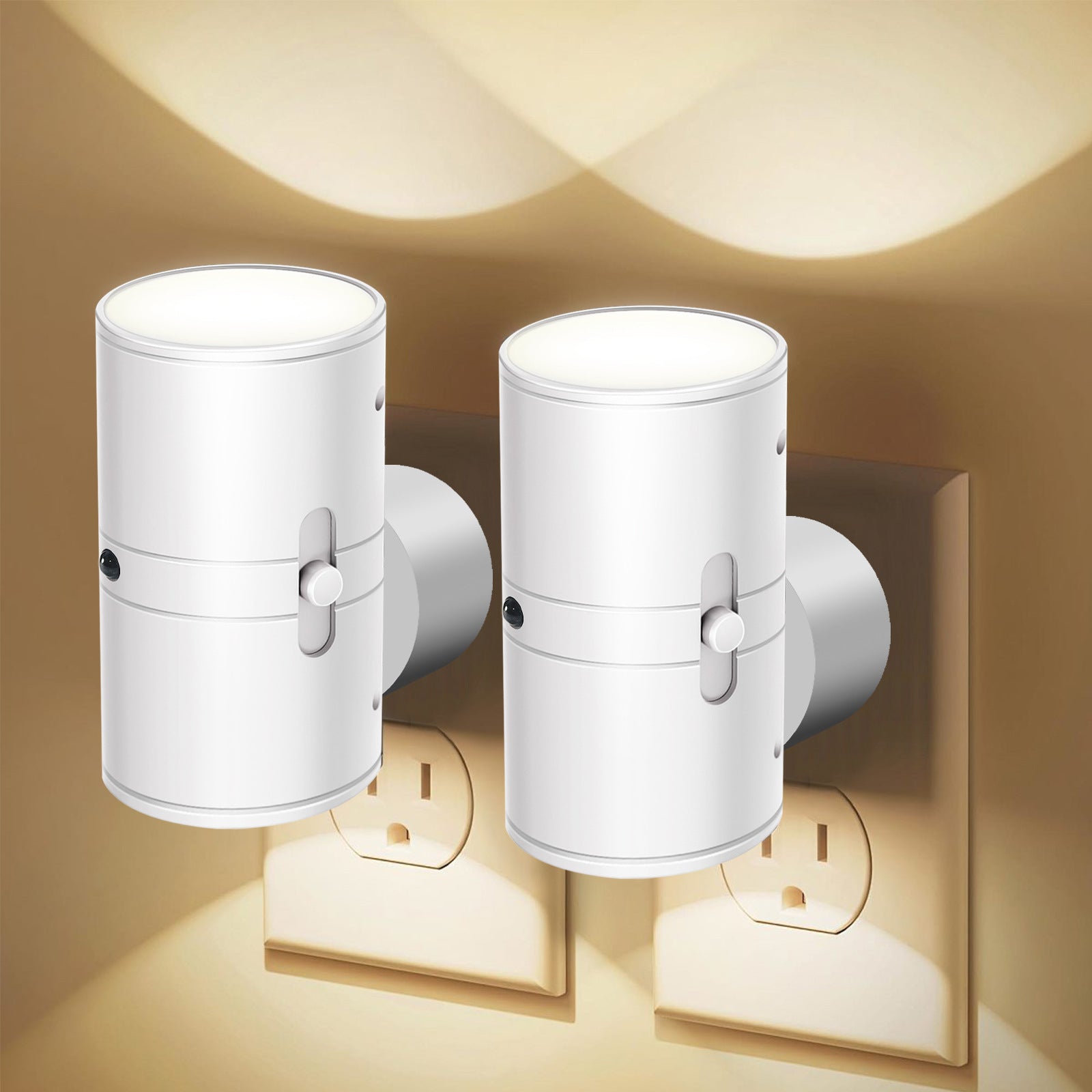 Cylindrical RGB LED Night Light with Remote