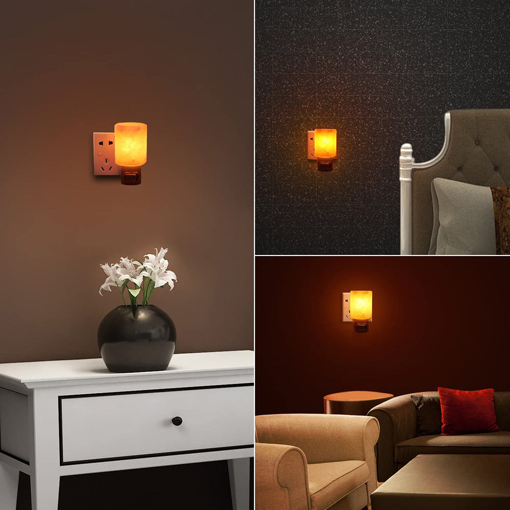 Himalayan Rose Salt Crystal Night Light