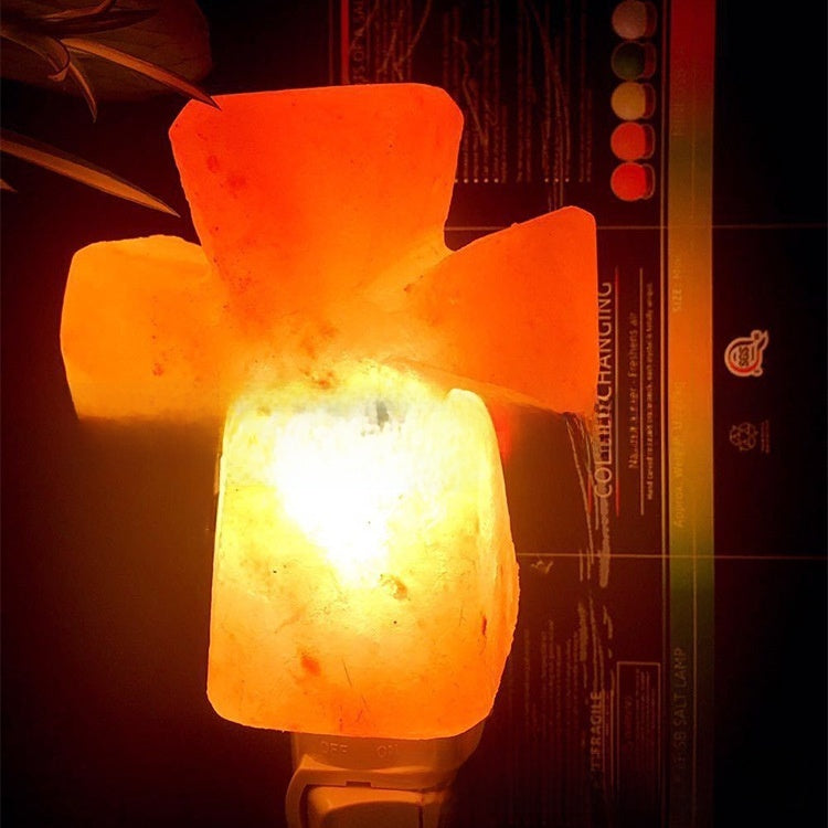 Himalayan Rose Salt Crystal Night Light