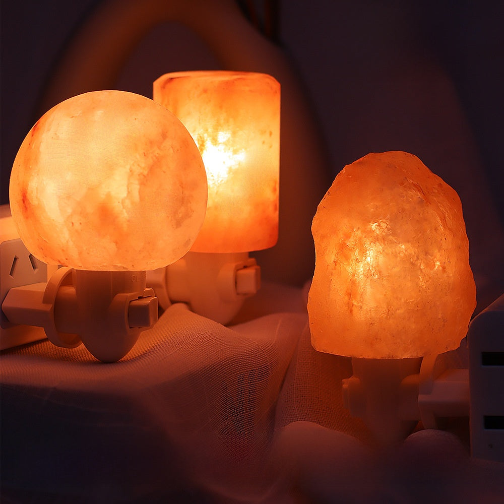 Himalayan Rose Salt Crystal Night Light