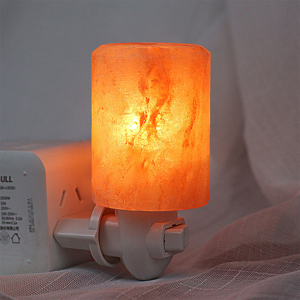 Himalayan Rose Salt Crystal Night Light