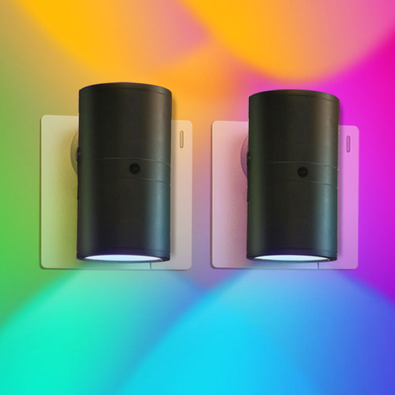 Cylindrical RGB LED Night Light with Remote