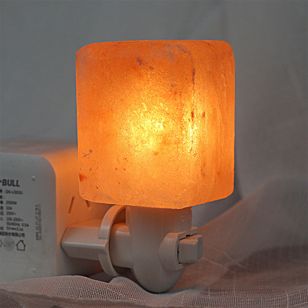 Himalayan Rose Salt Crystal Night Light