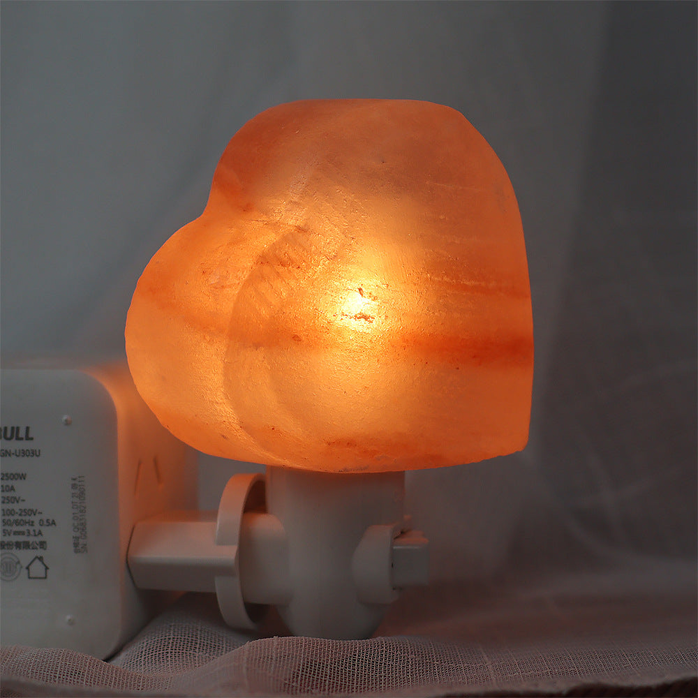 Himalayan Rose Salt Crystal Night Light