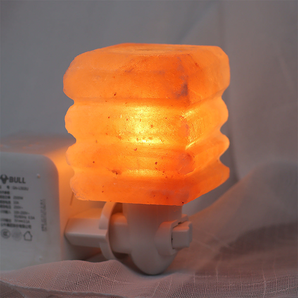 Himalayan Rose Salt Crystal Night Light